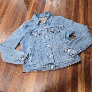 Levi's Light Wash Denim Trucker Jacket for Women Size Medium